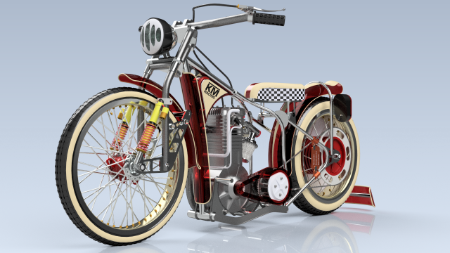 bike motorcybike 3D Model .c4d .max .obj .3ds .fbx .stl .blend 