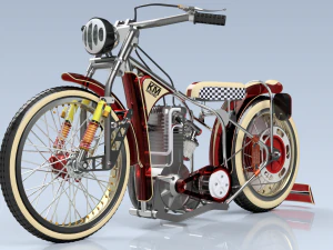 Fahrrad Motorrad 3D Modell