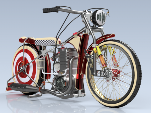 bike motorcybike 3D Model
