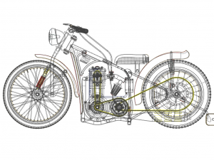 bike motorcybike 3D Model