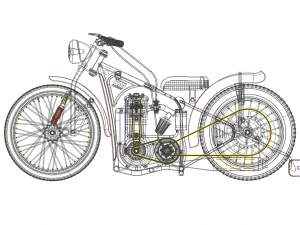 Bike motorcybike 3D Model