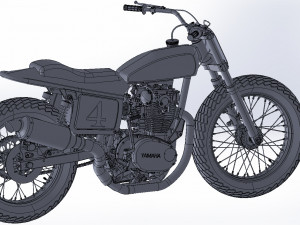 yamaha-xs-650 3D Model in Motorcycle 3DExport