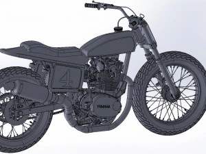 Yamaha xs 650 3D Model