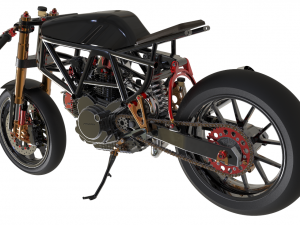 ducati cafe racer 3D Model