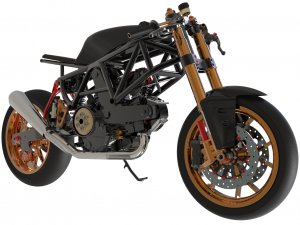 ducati cafe racer 3D Model