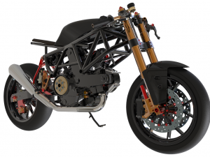 ducati cafe racer 3D Model