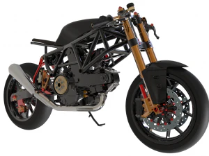 ducati cafe racer 3D Model
