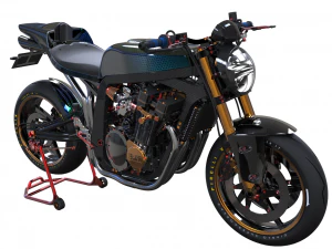 1100 gsxr streetbike motorcycle 3D Model