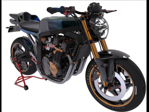 1100 gsxr streetbike motorcycle 3D 模型