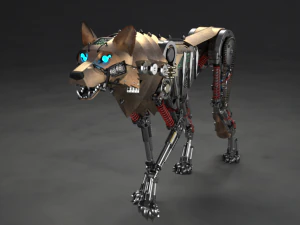 wolf robotic model 3D Model