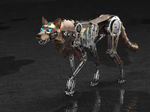 wolf robotic model 3D Model