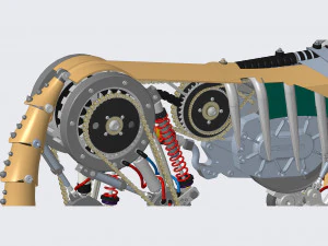 wolf robotic model 3D Model