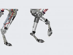 wolf robotic model 3D Model
