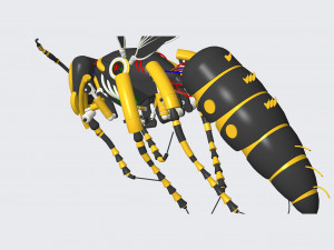 wasp robotic 3D मॉडल