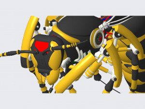 wasp robotic 3D मॉडल