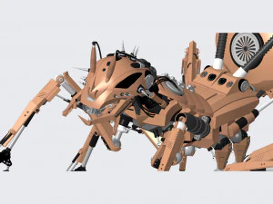 modelo rob&oacute;tico de hormiga Modelo 3D