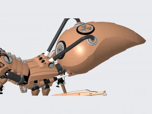 modelo rob&oacute;tico de hormiga Modelo 3D