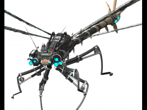 dragonfly robotic model 3D Model