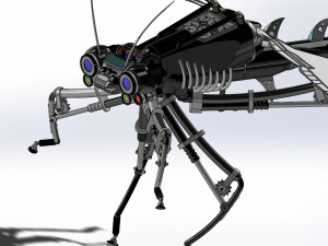 dragonfly robotic model 3D Model
