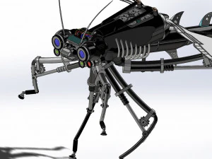 modelo rob&oacute;tico lib&eacute;lula Modelo 3D