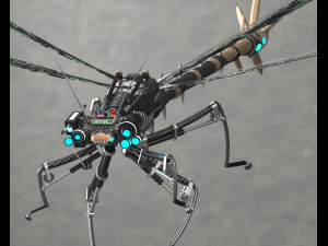 dragonfly robotic model 3D Model