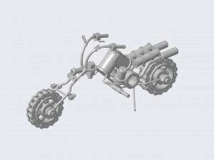 motorcycle model 3D Model