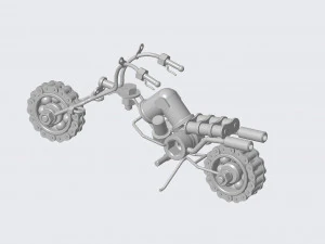 motorcycle model 3D Model
