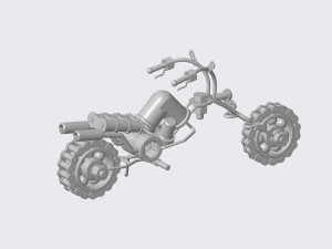 motorcycle model 3D Модель