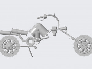 motorcycle model 3D Модель