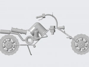 motorcycle model 3D Model