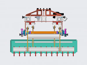 adjustable bag gripper- gripper robot 3D Model