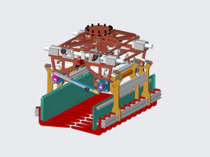 adjustable bag gripper- gripper robot 3D Model