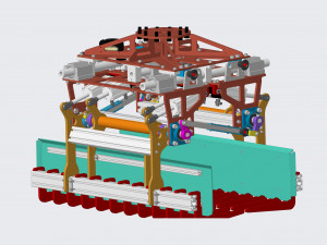 adjustable bag gripper- gripper robot 3D Model