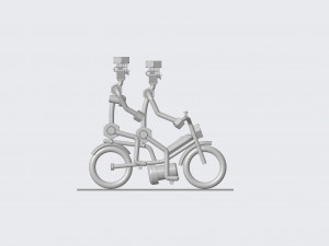 metal art motorcycle Model 3D