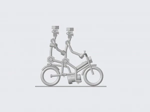 metal art motorcycle 3D Model