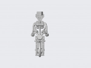 metal art motorcycle Model 3D