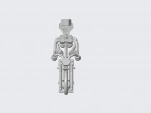 metal art motorcycle 3D Model