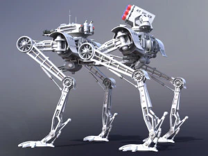 Robots All Terrain AT-ST5 3D Model