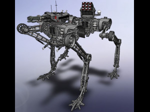 Robots All Terrain AT-ST5 3D Модель