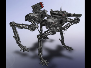 Robots All Terrain AT-ST5 3D Модель