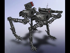 Robots All Terrain AT-ST5 3D Model