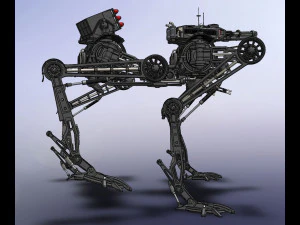 Robots All Terrain AT-ST5 3D Model