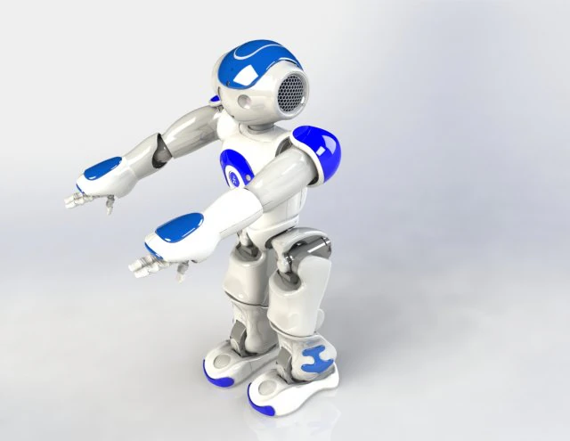 나오 로봇 v4 3D 모델 .c4d .max .obj .3ds .fbx .stl .blend 