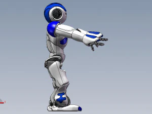 나오 로봇 v4 3D 모델