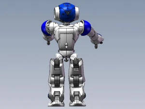 나오 로봇 v4 3D 모델