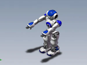 나오 로봇 v4 3D 모델