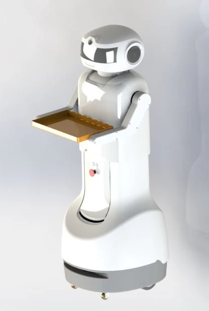 Robot di servizio Modello 3D .c4d .max .obj .3ds .fbx .stl .blend 