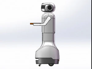 Robot di servizio Modello 3D