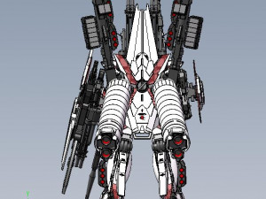 Unicorn Gundam FA 3D मॉडल