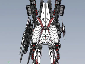 Unicorn Gundam FA 3D Model
